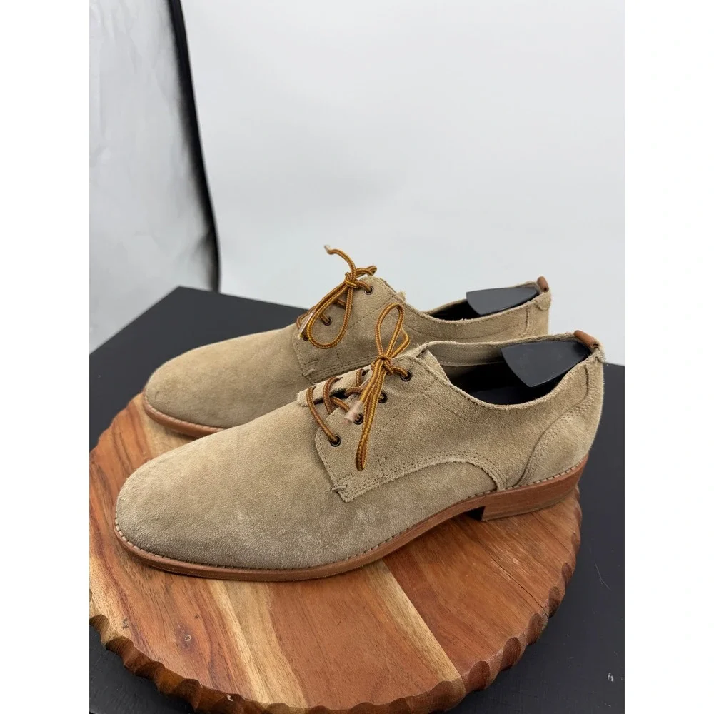Cole Haan Grand 360 Oxford Shoes Mens 11 Tan Suede Lace Up Derby C33796